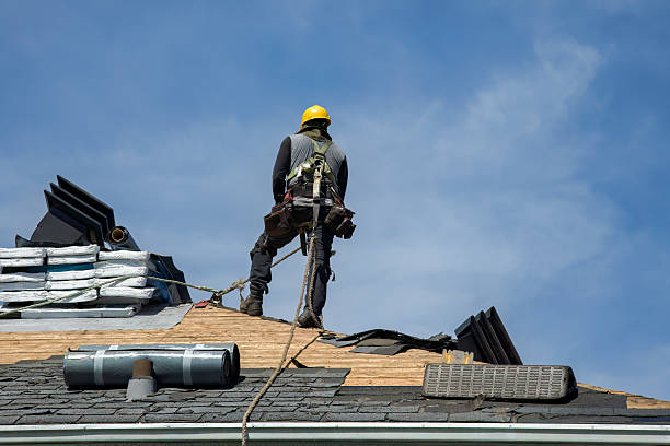 Professional Flat Roof Repair technician working in Burns, OR